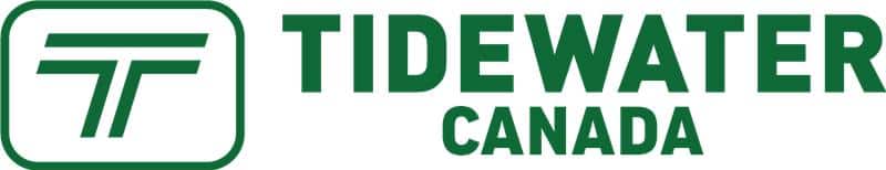 Tidewater Canada Logo Green Horizontal